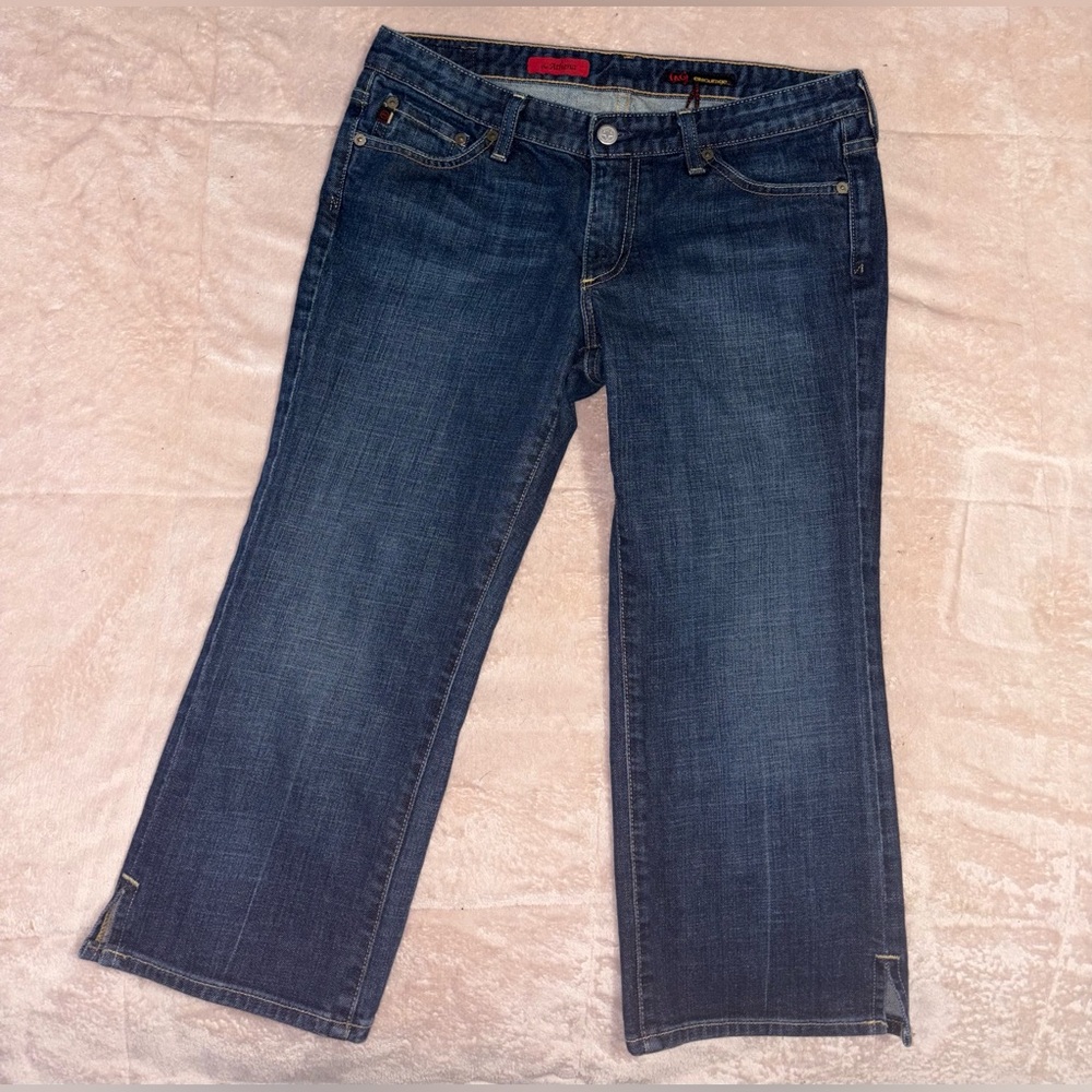 AG Adriano Goldschmied Womens Jeans The Athena Capri Low Rise Stretch Blue 30R - Picture 4 of 7